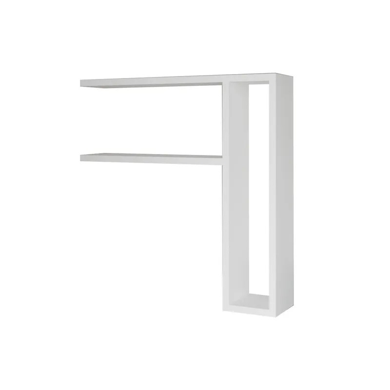 Hollowmere Vegghylle 60x61,8x15 cm - Hvit - Oppbevaring - Hyller - Vegghylle