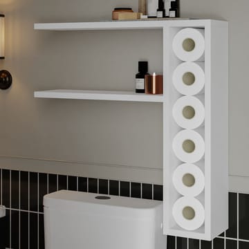 Hollowmere Vegghylle 60x61,8x15 cm - Hvit - Oppbevaring - Hyller - Vegghylle