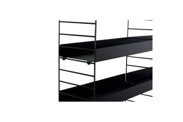 Hyler Homitis Pira Hylle 98 cm Svart - Oppbevaring - Hyller - Hyllesystem
