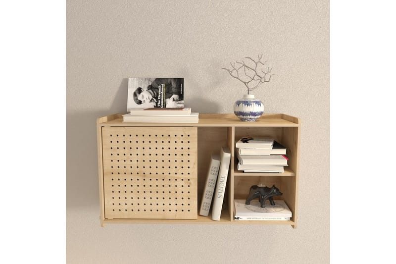 Hyler NO_BRAND Vegghylle Brima Oak Natur - Oppbevaring - Hyller - Vegghylle