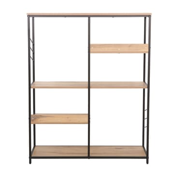 Hylle HOME4YOU Dimitra 100x30x124 cm rustikk/svart - lyst rustikt treverk/svart - Oppbevaring - Hyller - Hylleplan & hyllekonsoll