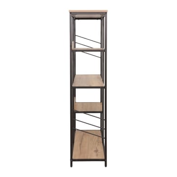 Hylle HOME4YOU Dimitra 100x30x124 cm rustikk/svart - lyst rustikt treverk/svart - Oppbevaring - Hyller - Hylleplan & hyllekonsoll