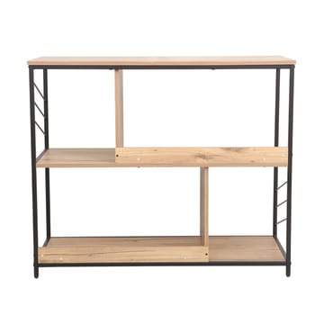 Hylle HOME4YOU Dimitra 100x40x835 cm Rustikk/Svart - lyst rustikt treverk/svart - Oppbevaring - Hyller - Hylleplan & hyllekonsoll