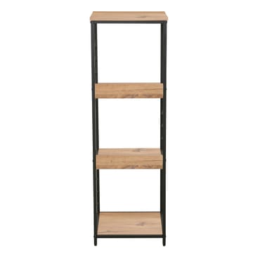 Hylle HOME4YOU Dimitra 40x40x124 cm rustikk/svart - lyst rustikt treverk/svart - Oppbevaring - Hyller - Hylleplan & hyllekonsoll