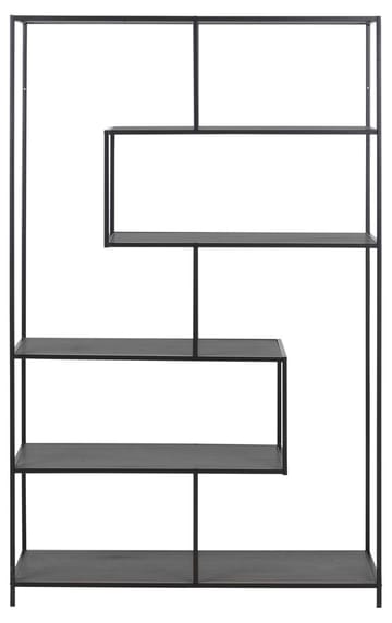 Hylle HOME4YOU Seaford 114x35x185 cm Svart - Svart - Oppbevaring - Hyller - Bokhylle