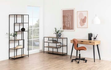 Hylle HOME4YOU Seaford 114x35x78 cm eik - brun - Oppbevaring - Hyller - Hylleplan & hyllekonsoll