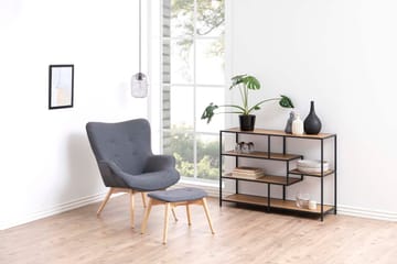 Hylle HOME4YOU Seaford 114x35x78 cm eik - brun - Oppbevaring - Hyller - Hylleplan & hyllekonsoll