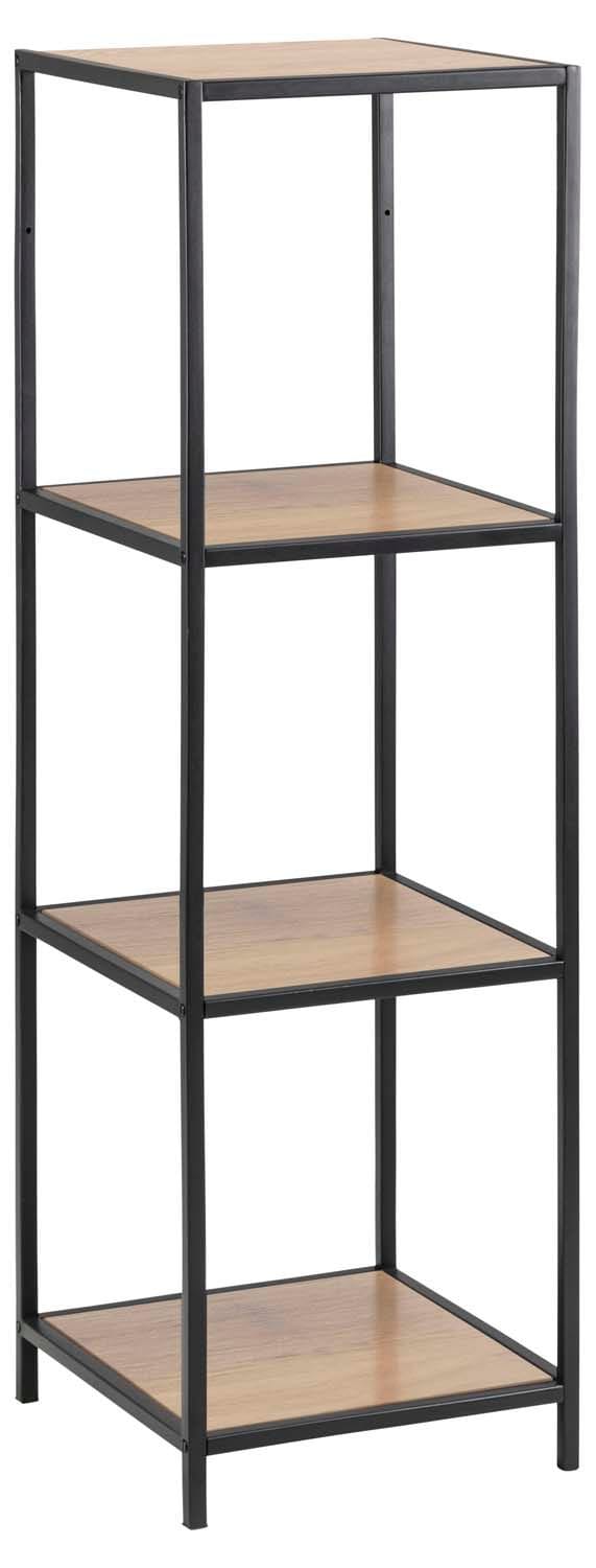 Hylle HOME4YOU Seaford 35x37x1195 cm eik - vill eik/svart