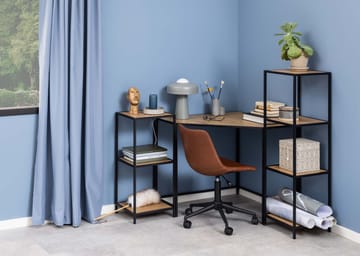 Hylle HOME4YOU Seaford 35x37x1195 cm eik - vill eik/svart - Oppbevaring - Hyller - Hylleplan & hyllekonsoll