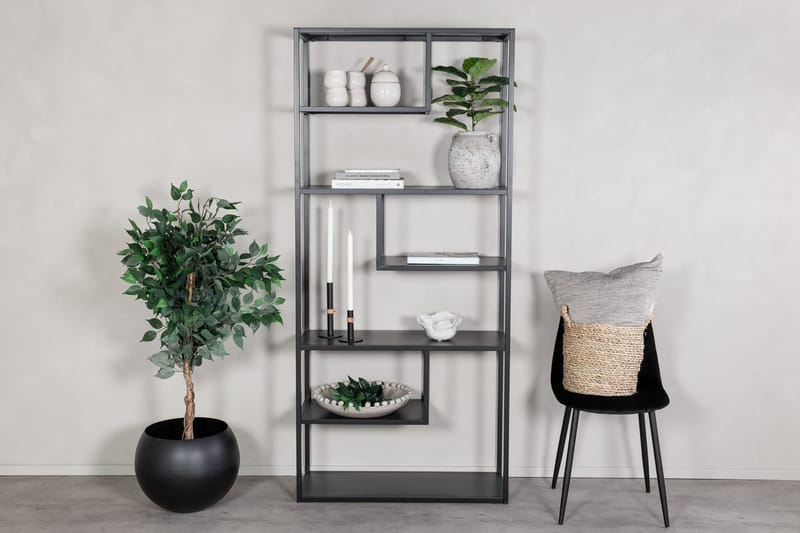 Hylle Venture Home Staal Svart, svart
