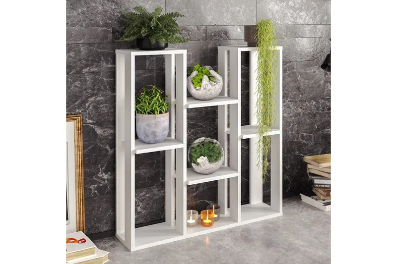 Michiyo Plantebord 90 cm - Hvit - Møbler - Bord - Avlastningsbord - Blomsterbord