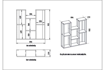 Michiyo Plantebord 90 cm - Hvit - Møbler - Bord - Avlastningsbord - Blomsterbord
