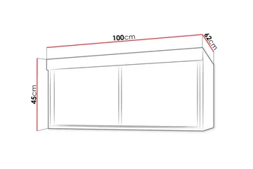 Szaf Hylle 62x100 cm til Garderobe - Oppbevaring - Hyller - Hylleplan & hyllekonsoll