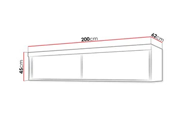 Szaf Hylle 62x200 cm til Garderobe - Oppbevaring - Hyller - Hylleplan & hyllekonsoll