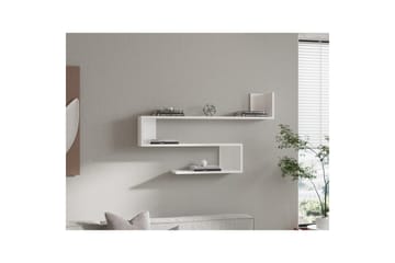 Hyller Rollingford hylle 120x20 cm Hvit - Oppbevaring - Hyller - Vegghylle