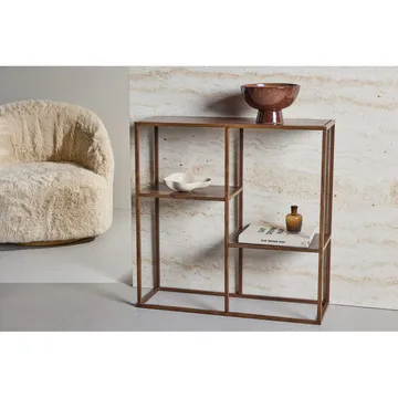 Hyller Venture Home Hylle Staal Walnut - Oppbevaring - Hyller - Hylleplan & hyllekonsoll