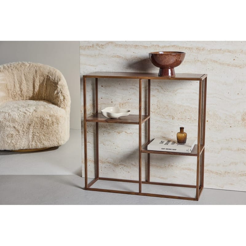 Hyller Venture Home Hylle Staal Walnut - Oppbevaring - Hyller - Hylleplan & hyllekonsoll