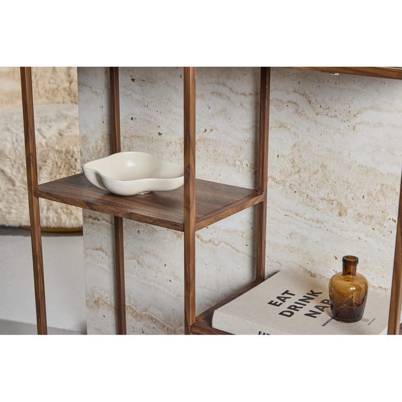 Hyller Venture Home Hylle Staal Walnut - Oppbevaring - Hyller - Hylleplan & hyllekonsoll