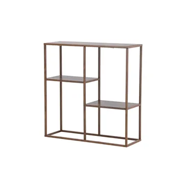 Hyller Venture Home Hylle Staal Walnut - Oppbevaring - Hyller - Hylleplan & hyllekonsoll