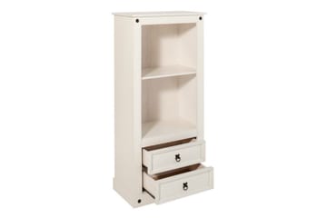 Ayala Bokhylle 65 cm i Malt Tre - Hvit - Oppbevaring - Hyller - Bokhylle