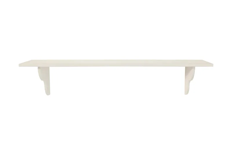 Ayala Hylle 120 cm - Hvit - Oppbevaring - Hyller - Vegghylle
