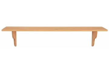 Ayala Hylle 120 cm - Lysebrun - Oppbevaring - Hyller - Vegghylle