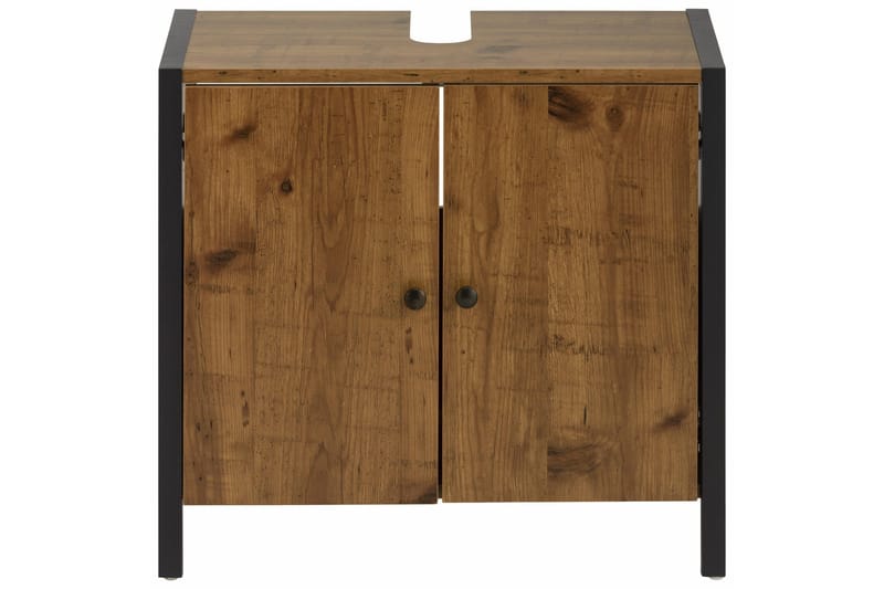 Brayden Tvättställ 60 cm - Brun/Svart - Hus & oppussing - Kjøkken & bad - Baderom - Baderomsmøbler & baderomsinnredning - Servantskap & kommode