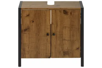 Brayden Tvättställ 60 cm - Brun/Svart - Hus & oppussing - Kjøkken & bad - Baderom - Baderomsmøbler & baderomsinnredning - Servantskap & kommode