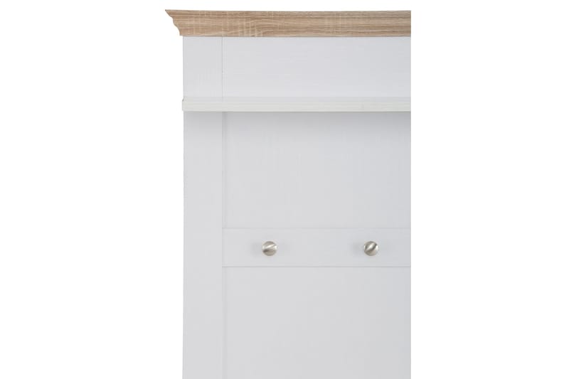 Dareia Hylle 80 cm - Hvit / Brun - Oppbevaring - Klesoppbevaring - Stumtjener - Klesstativ