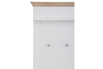 Dareia Hylle 80 cm - Hvit / Brun - Oppbevaring - Klesoppbevaring - Stumtjener - Klesstativ