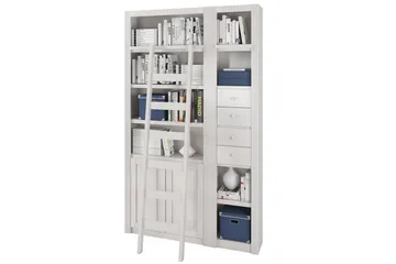 Minturn Bokhylle 35,6 cm - Hvit - Oppbevaring - Klesoppbevaring - Stumtjener
