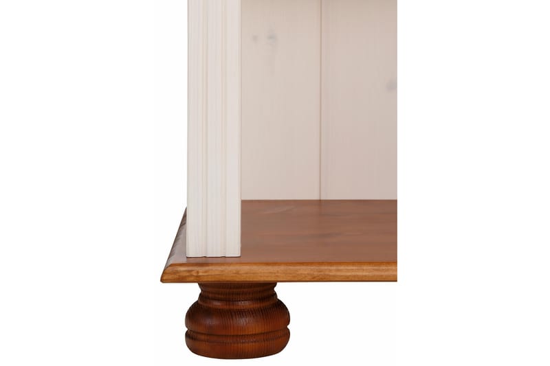 Remiel Bokhylle 70x181 cm - Hvit / Brun - Oppbevaring - Hyller - Hyllesystem