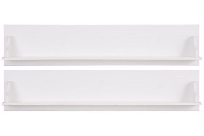 Taisia Vegghylle 120 cm 2-pk - Hvit - Oppbevaring - Hyller - Vegghylle