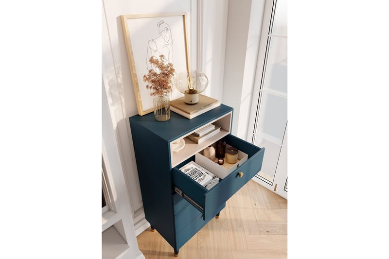 Includo Stigehylle 60x40 cm - Blå - Oppbevaring - Oppbevaringsmøbler - Kommode - Entrekommode