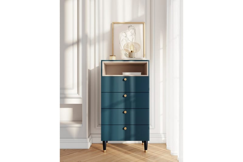 Includo Stigehylle 60x40 cm - Blå - Oppbevaring - Oppbevaringsmøbler - Kommode - Entrekommode