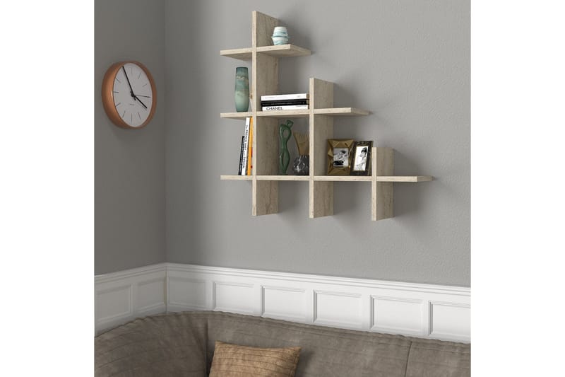 Juke Vegghylle 81,8 cm - Beige - Oppbevaring - Hyller - Vegghylle