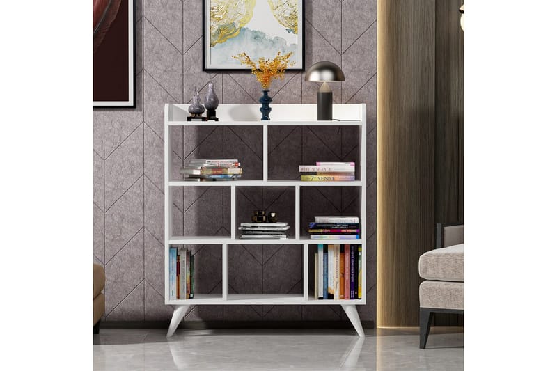 Kesto Bokhylle 90 cm - Hvit - Oppbevaring - Hyller - Bokhylle