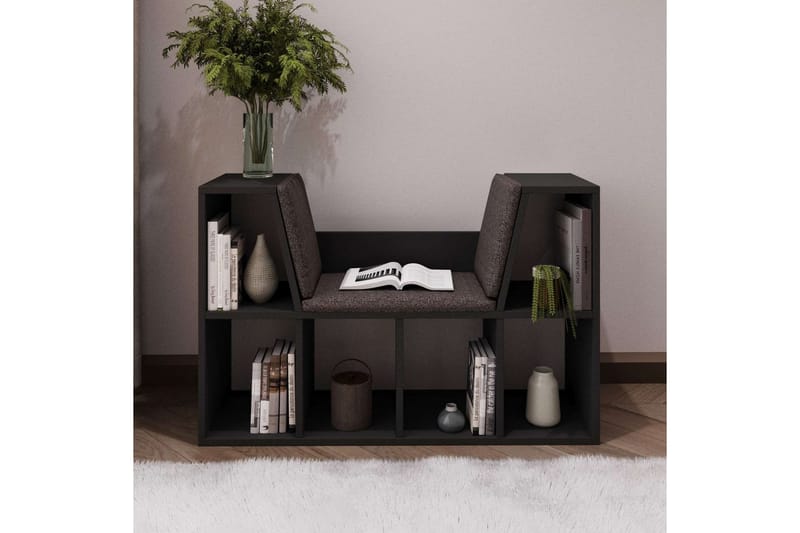 Kylen Bokhylle 103 cm - Antrasitt - Oppbevaring - Hyller - Bokhylle