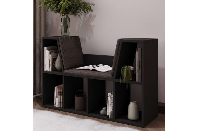 Kylen Bokhylle 103 cm - Antrasitt - Oppbevaring - Hyller - Bokhylle