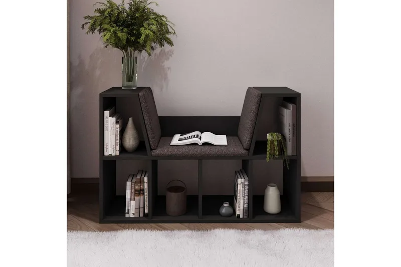 Kylen Bokhylle 103 cm - Antrasitt - Oppbevaring - Hyller - Bokhylle