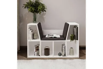 Kylen Bokhylle 103 cm - Hvit - Oppbevaring - Hyller - Bokhylle
