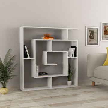 Labirent Bokhylle 125 cm - Hvit - Oppbevaring - Hyller - Bokhylle