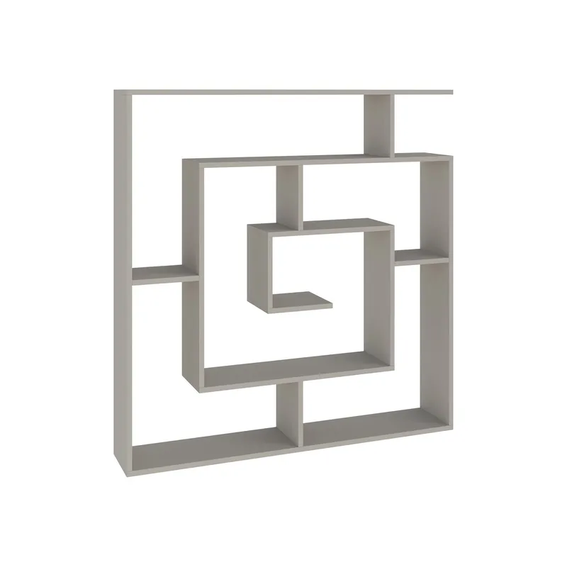 Labirent Bokhylle 125 cm - Sandstein - Oppbevaring - Hyller - Bokhylle