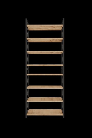 Lekora Multifunksjonshylle 128 cm - Svart - Oppbevaring - Hyller - Hylleplan & hyllekonsoll