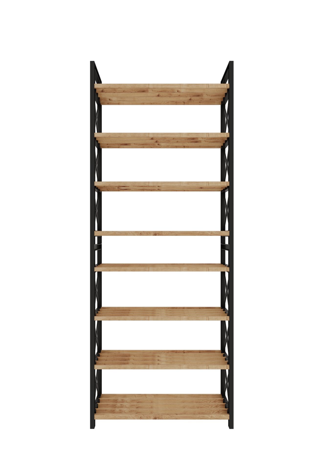Lekora Multifunksjonshylle 128 cm - Svart