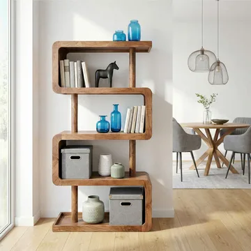 Livova frittstående hylle 80 cm - naturbrun - Oppbevaring - Hyller - Hylleplan & hyllekonsoll