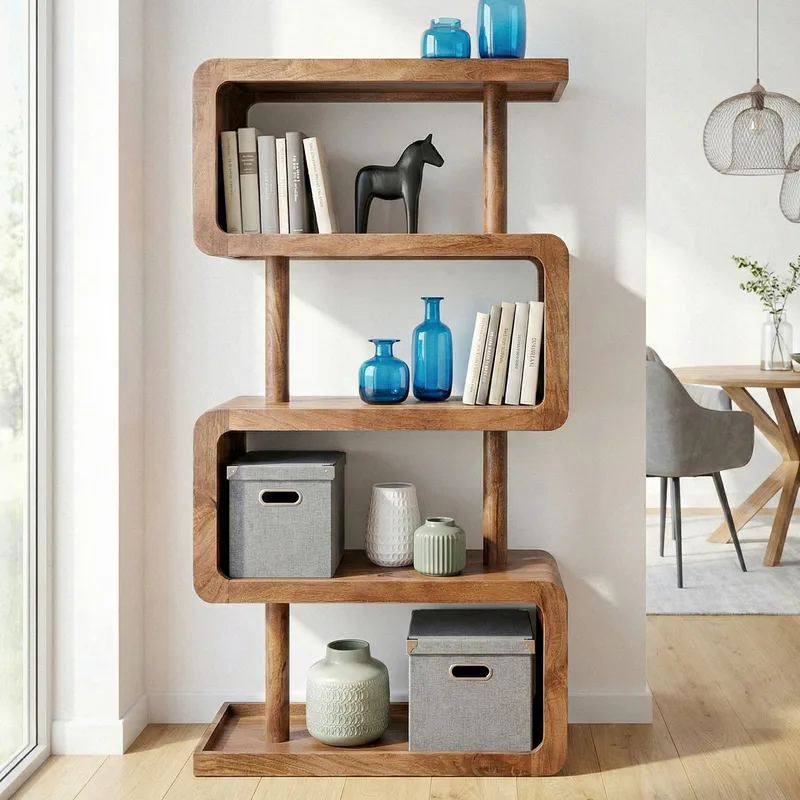 Livova frittstående hylle 80 cm - naturbrun - Oppbevaring - Hyller - Hylleplan & hyllekonsoll
