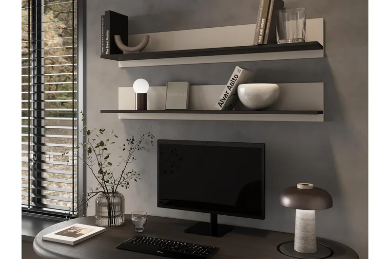 Lyrosen Vägghylla 125 cm - Beige - Oppbevaring - Hyller - Vegghylle