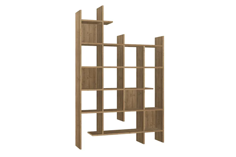 MANCO Bokhylle 122 cm, Brun