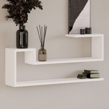 Melto Vegghylle 90x41,2x17 cm - Hvit - Oppbevaring - Hyller - Vegghylle